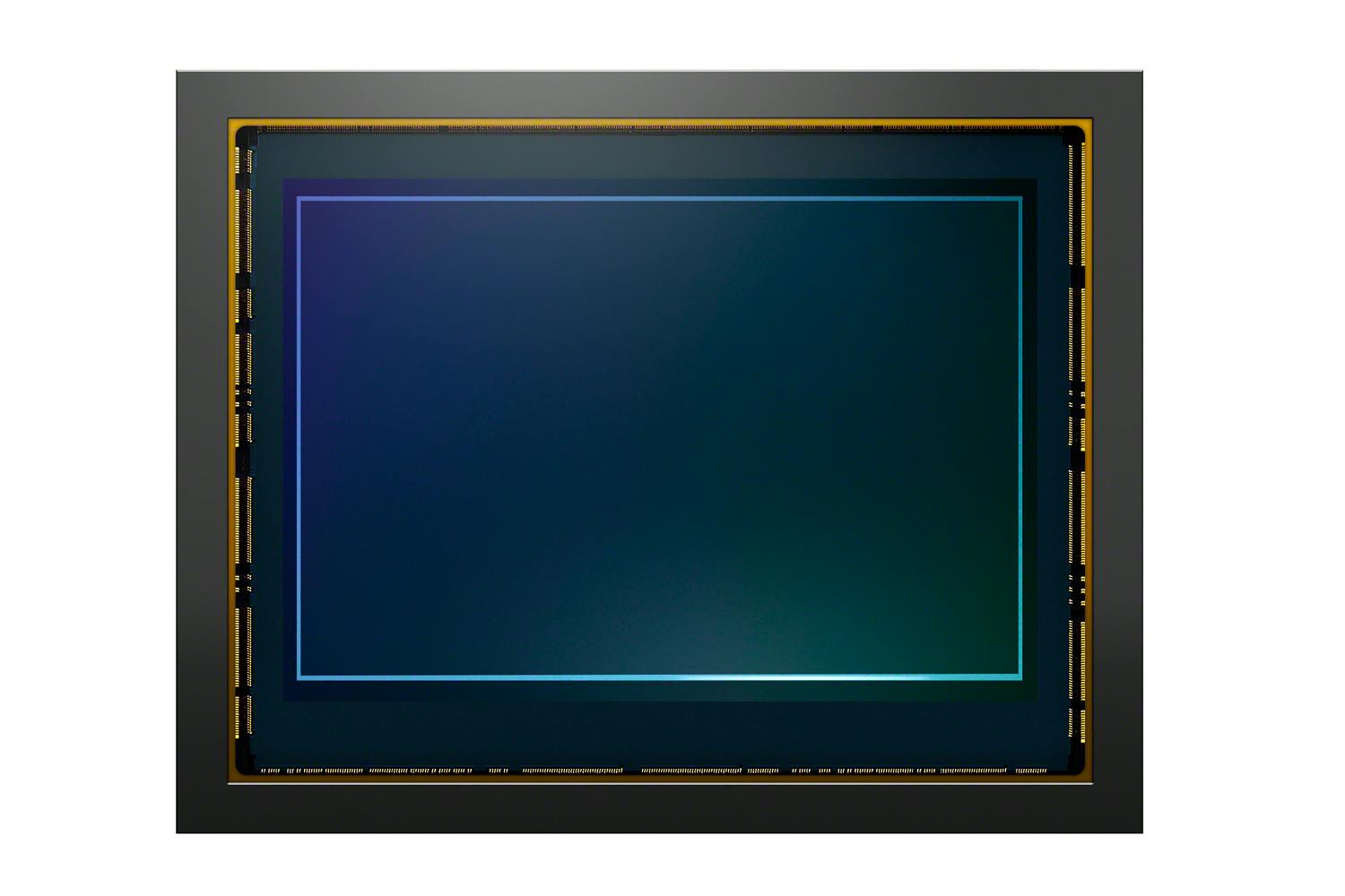 Global Shutter. Hele bildet tas på én gang med en Global Shutter-brikke.